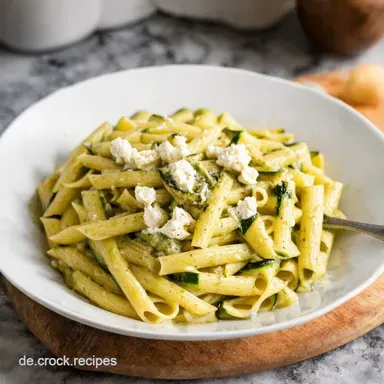 ZucchiniPasta mit Ricotta einfach und Blitzrezept wie von Oma Rezeptkarte