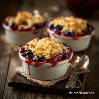 Zwetschgen Crumble Rezept: Unwiderstehlich knusprig schnell Rezeptkarte