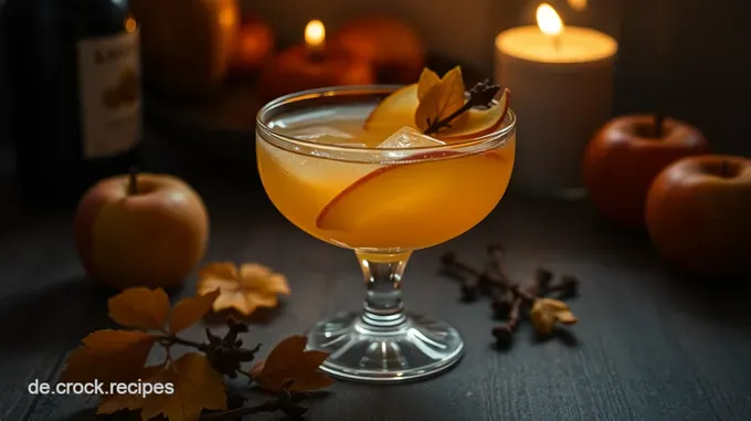 Goldene Herbstfreude – Ein Cocktail mit saisonalen Aromen