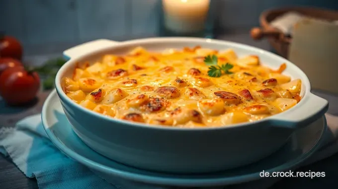 Herzhafter Kartoffelgratin mit Käsekruste