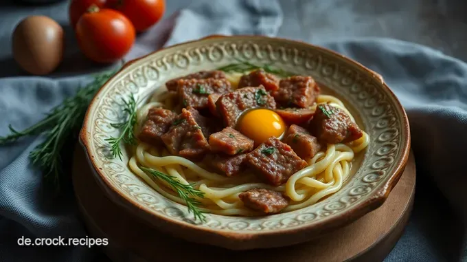 Toskanische Hackbällchen mit Kräutern und Tomatensauce
