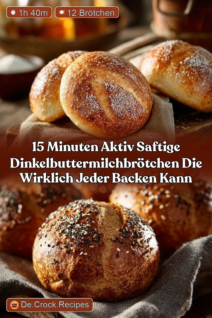 15 Minuten aktiv Saftige DinkelButtermilchbr&ouml;tchen die wirklich jeder backen kann