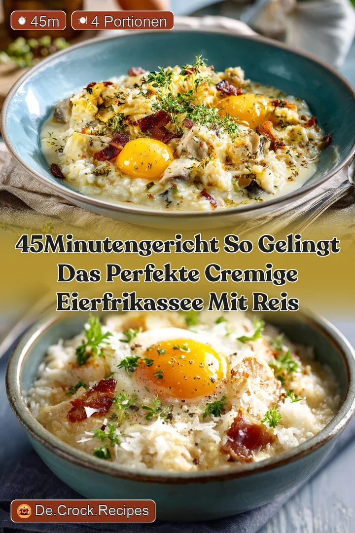 45MinutenGericht So gelingt das perfekte cremige Eierfrikassee mit Reis