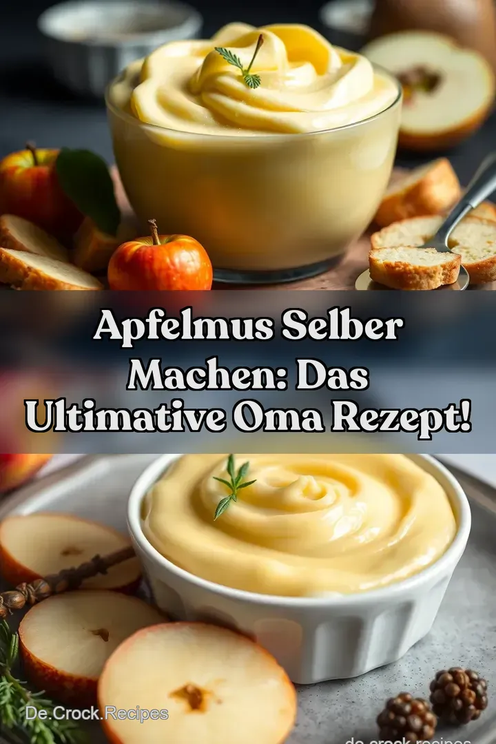 Apfelmus selber machen: Das ultimative Oma Rezept!