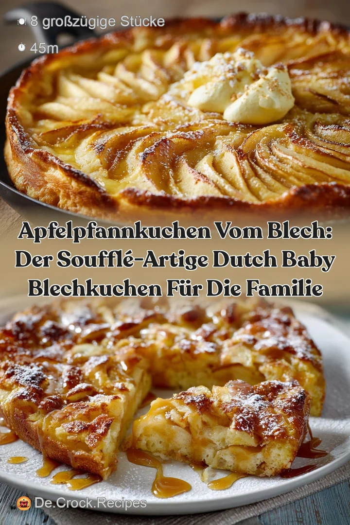 ApfelPfannkuchen vom Blech: Der souffl&eacute;-artige Dutch Baby Blechkuchen f&uuml;r die Familie