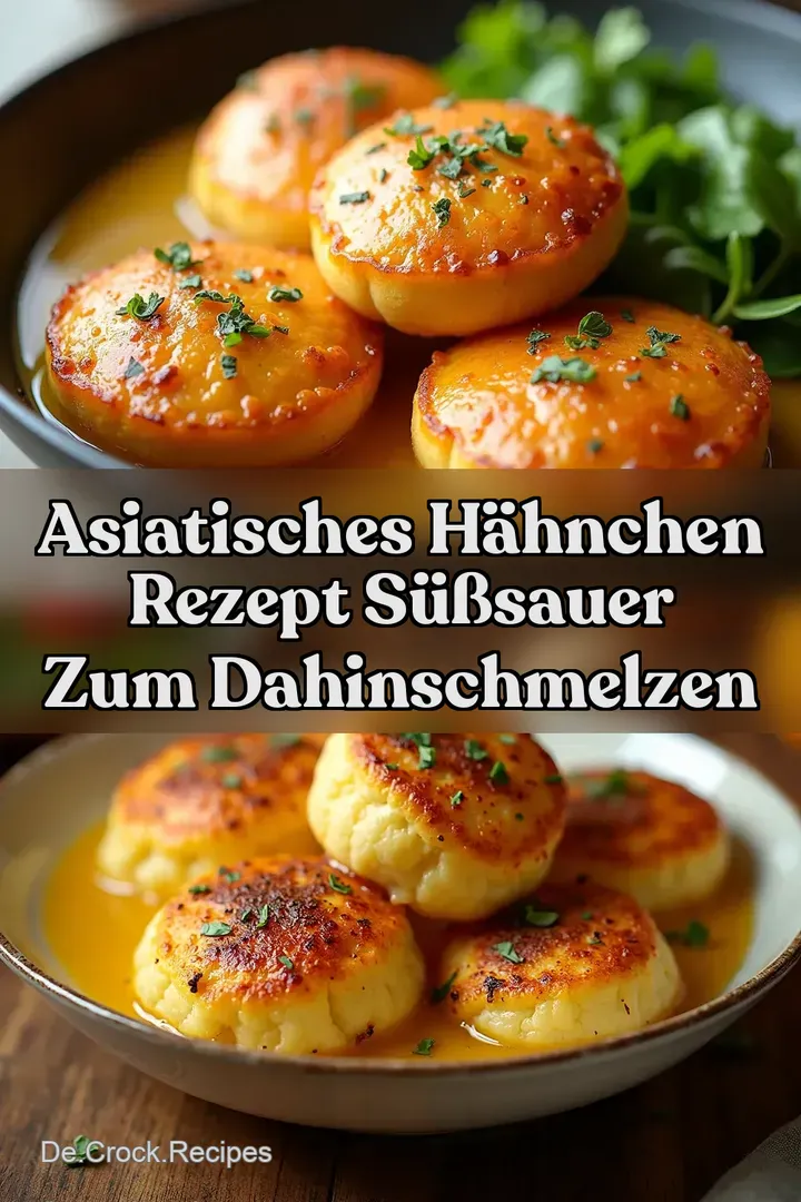 Asiatisches Hähnchen Rezept Süßsauer zum Dahinschmelzen