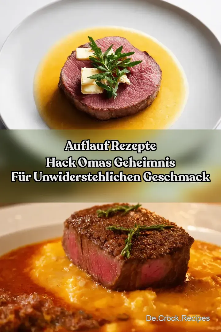Auflauf Rezepte Hack Omas Geheimnis f&uuml;r unwiderstehlichen Geschmack