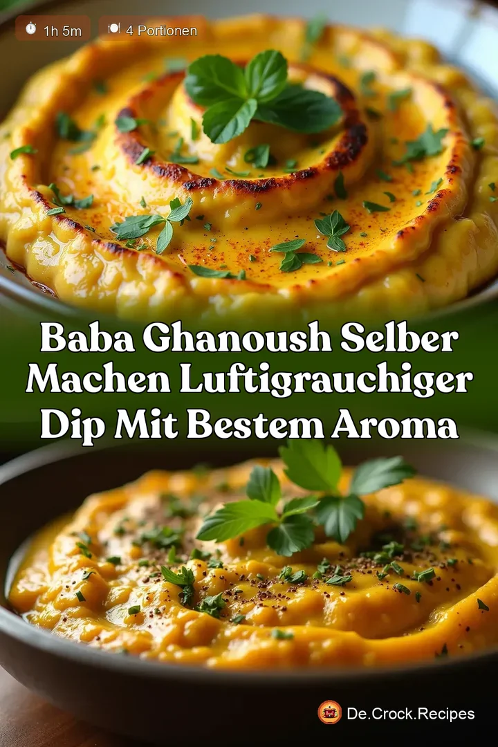 Baba Ghanoush selber machen LuftigRauchiger Dip mit bestem Aroma