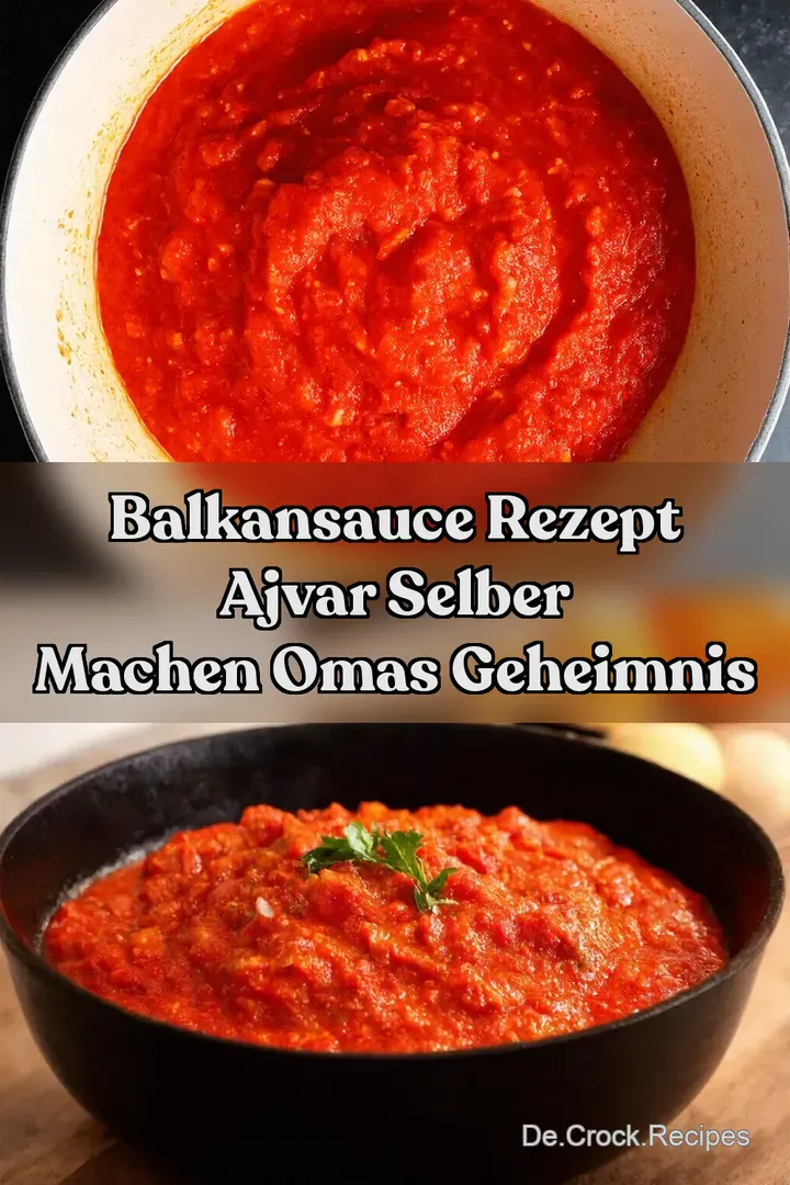 Balkansauce Rezept Ajvar Selber Machen Omas Geheimnis