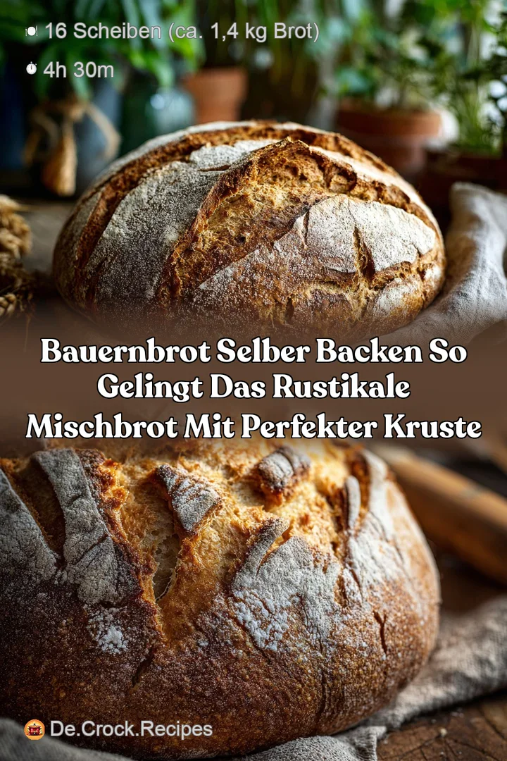 Bauernbrot selber backen So gelingt das rustikale Mischbrot mit perfekter Kruste