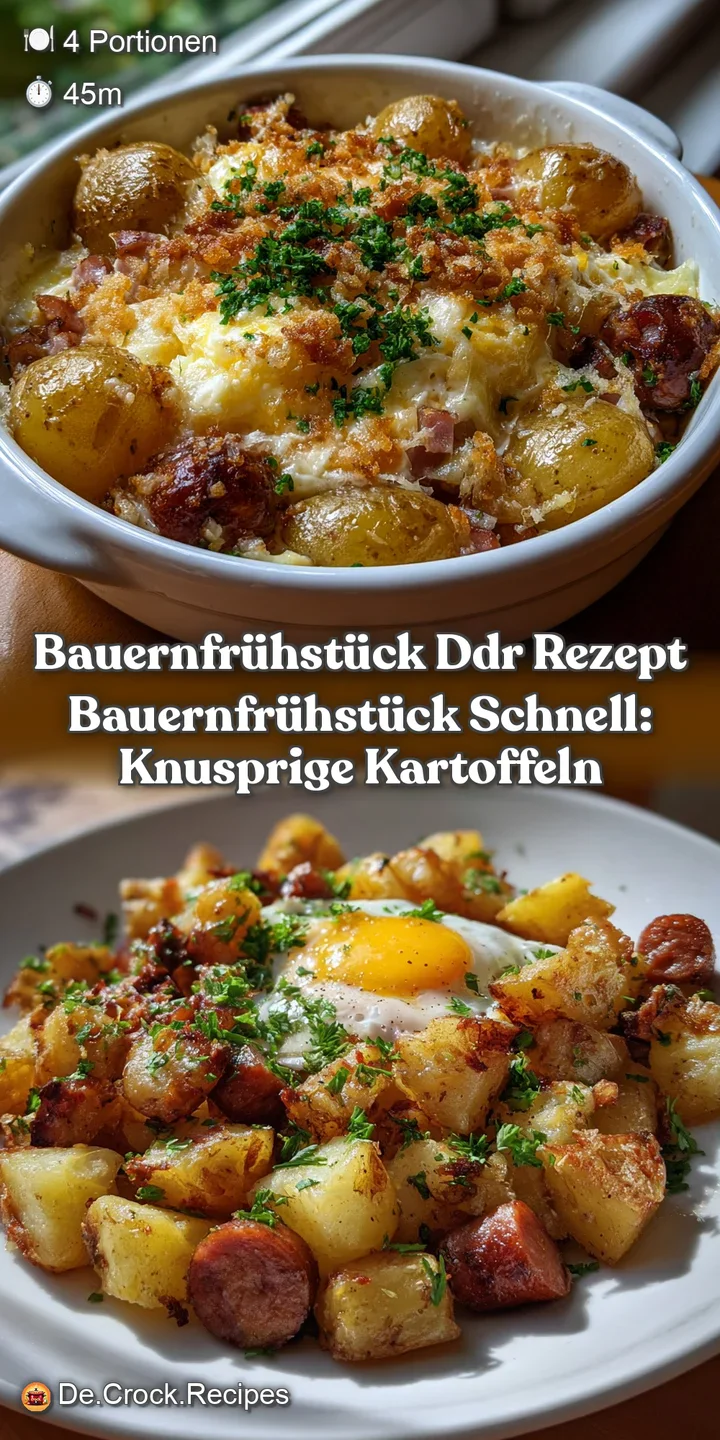 Bauernfr&uuml;hst&uuml;ck DDR Rezept Bauernfr&uuml;hst&uuml;ck schnell: Knusprige Kartoffeln