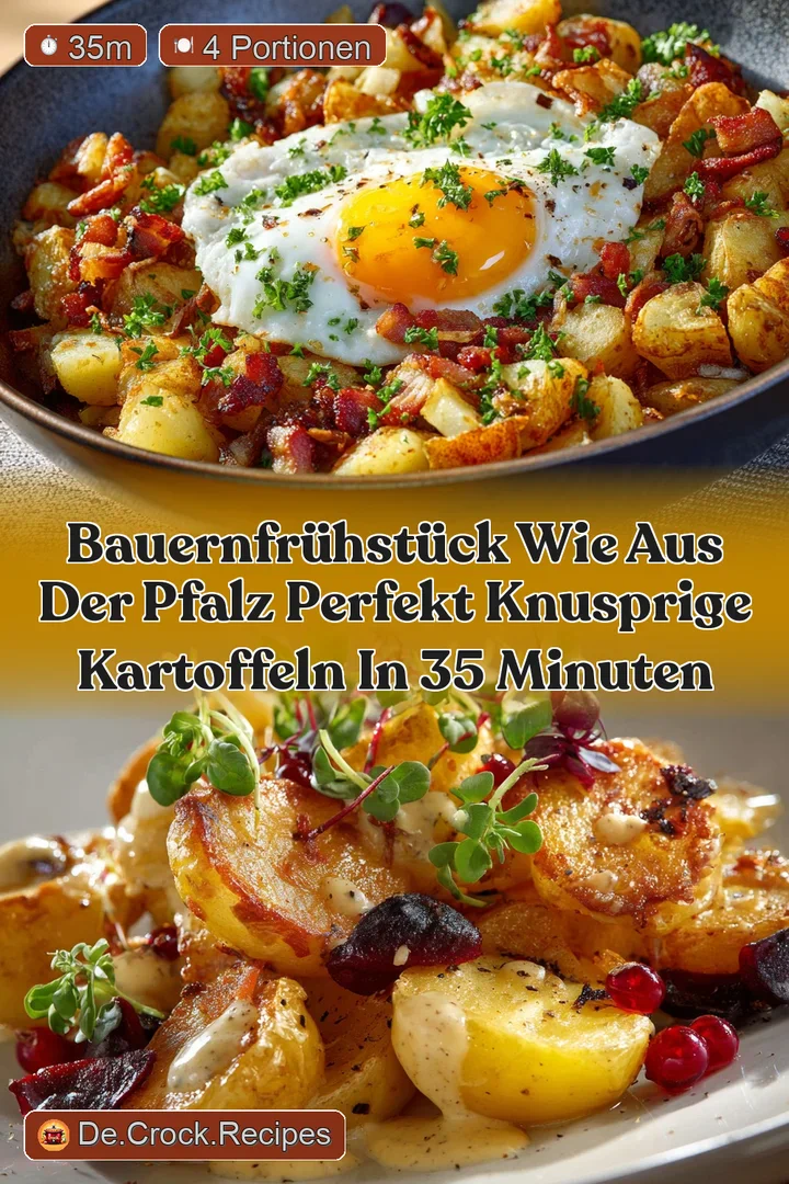 Bauernfr&uuml;hst&uuml;ck wie aus der Pfalz Perfekt knusprige Kartoffeln in 35 Minuten