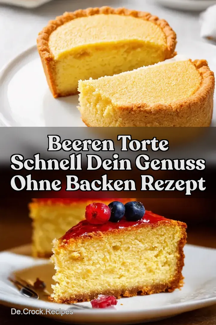 Beeren Torte Schnell Dein Genuss Ohne Backen Rezept