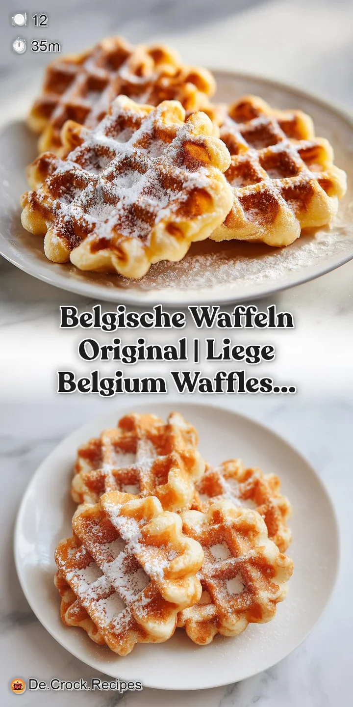 Close-up of a fluffy, golden-brown waffle with a crisp exterior, studded with melted pearl sugar.