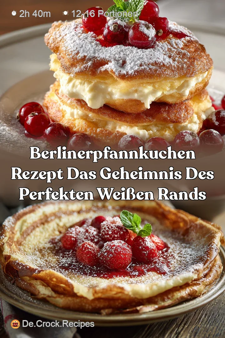 BerlinerPfannkuchen Rezept Das Geheimnis des perfekten wei&szlig;en Rands