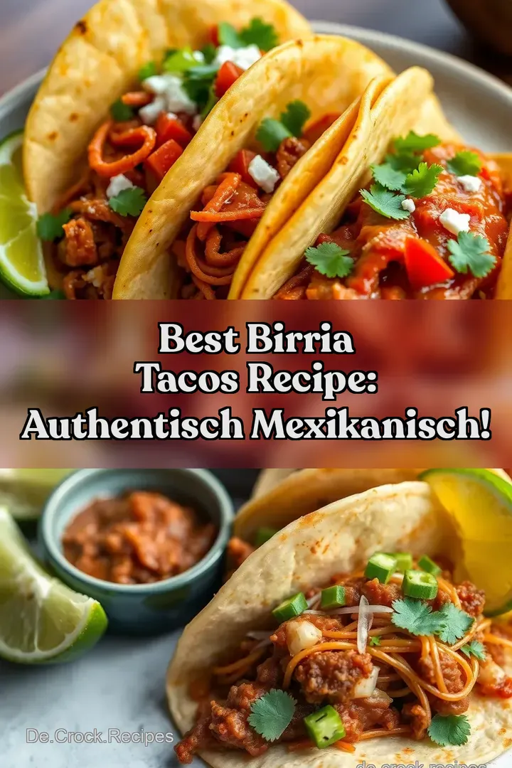 Best Birria Tacos Recipe: Authentisch Mexikanisch!