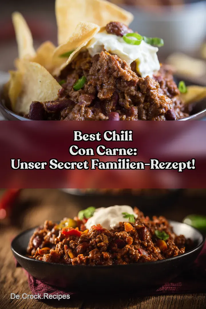 Best Chili Con Carne: Unser Secret Familien-Rezept!