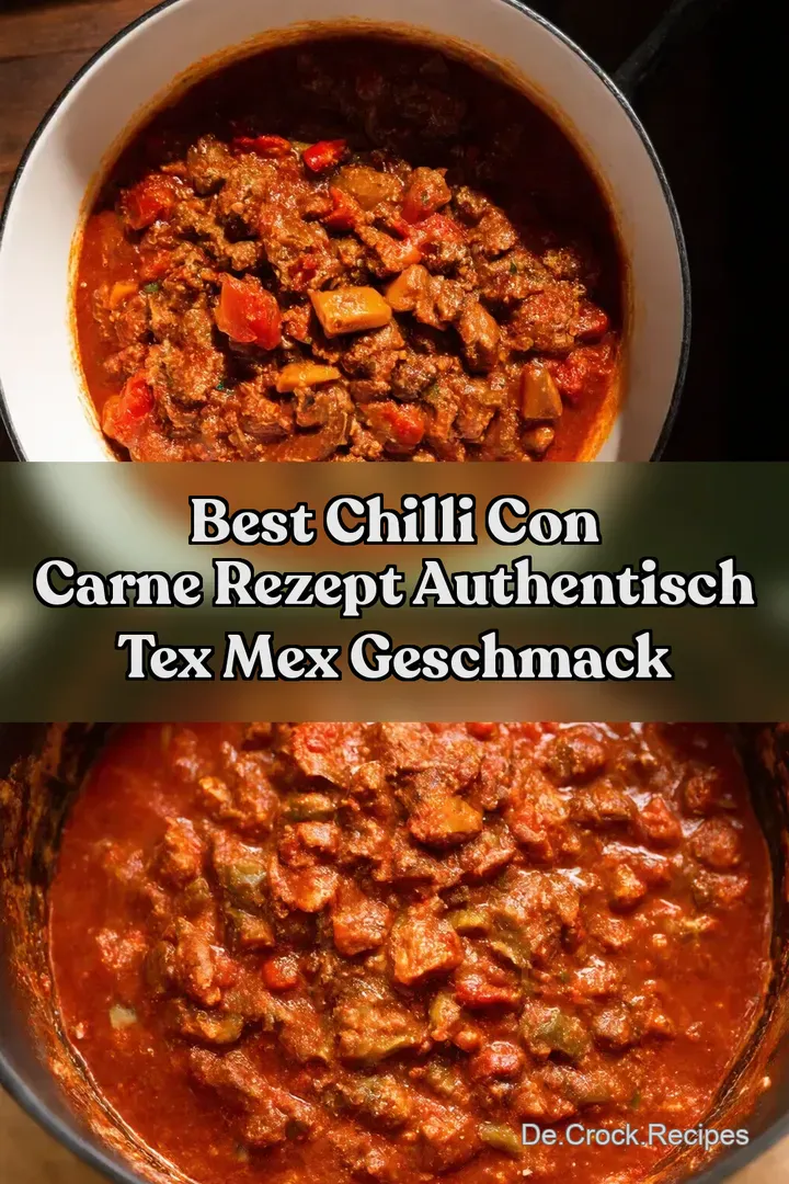 Best Chilli con Carne Rezept Authentisch Tex Mex Geschmack