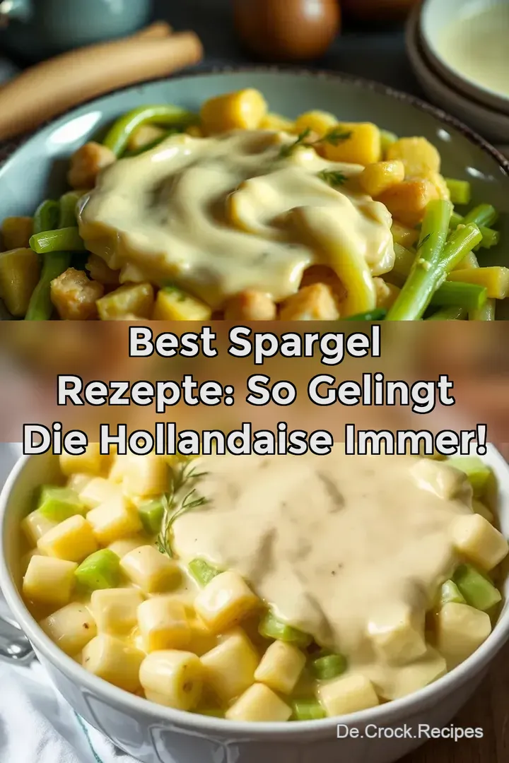 Best Spargel Rezepte: So gelingt die Hollandaise IMMER!
