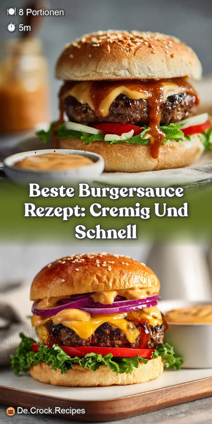 Close-up of creamy burgersauce, rich golden hues, flecked with seasonings. Tempting and smooth, ready to be spooned onto a...