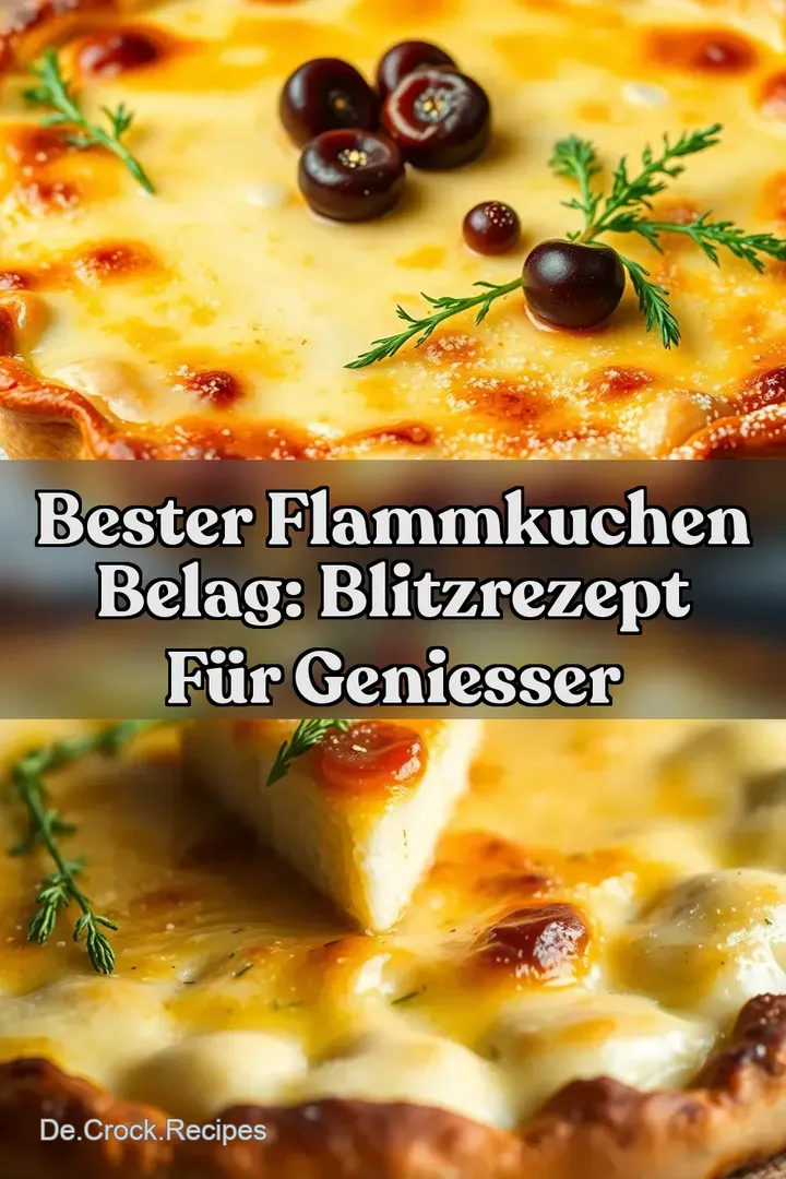 Bester Flammkuchen Belag: Blitzrezept für Geniesser