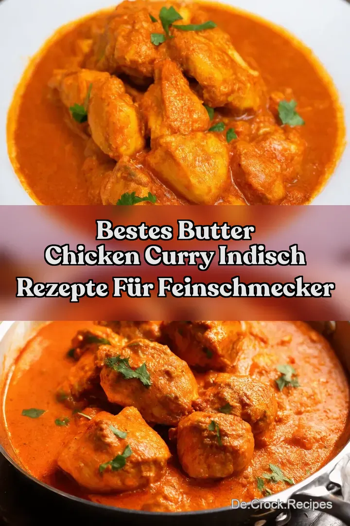Bestes Butter Chicken Curry Indisch Rezepte f&uuml;r Feinschmecker