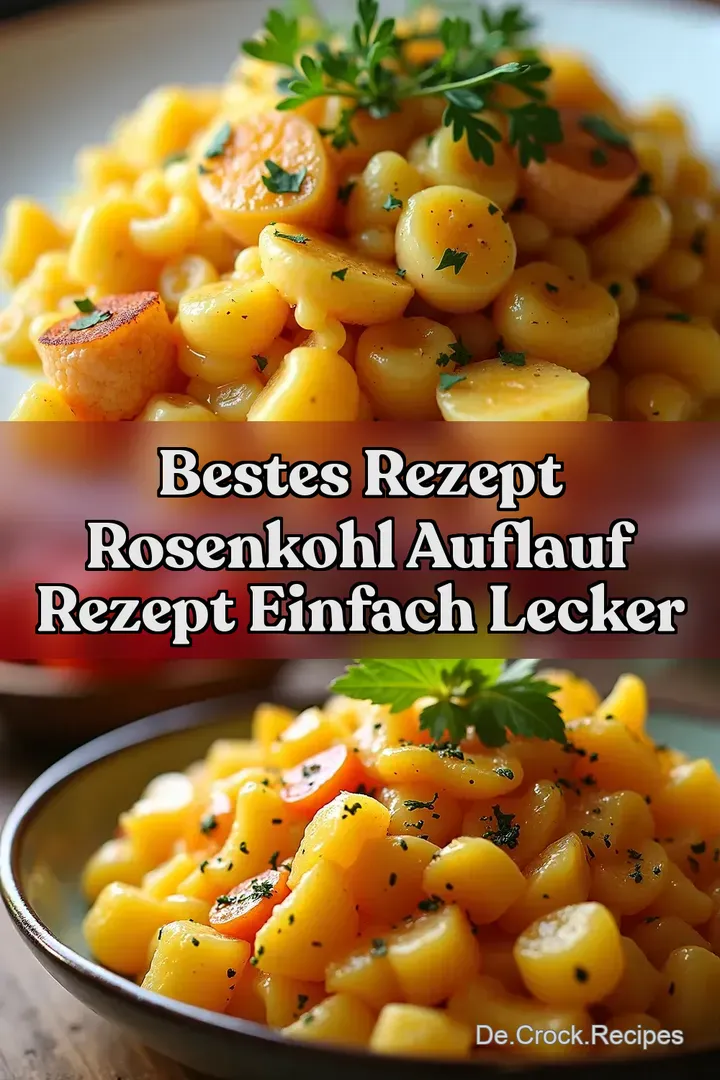 Bestes Rezept Rosenkohl Auflauf Rezept Einfach Lecker