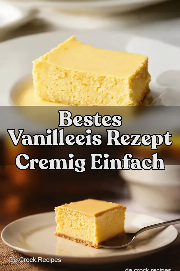 Bestes Vanilleeis Rezept Cremig Einfach
