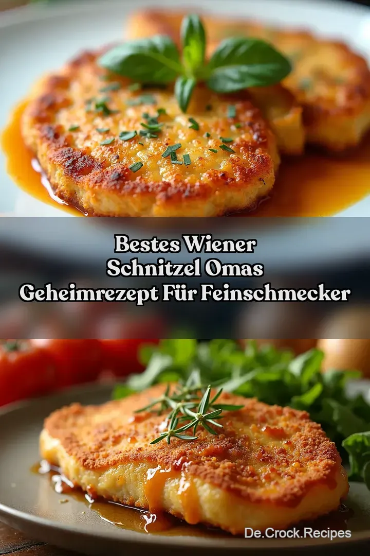 Bestes Wiener Schnitzel Omas Geheimrezept für Feinschmecker