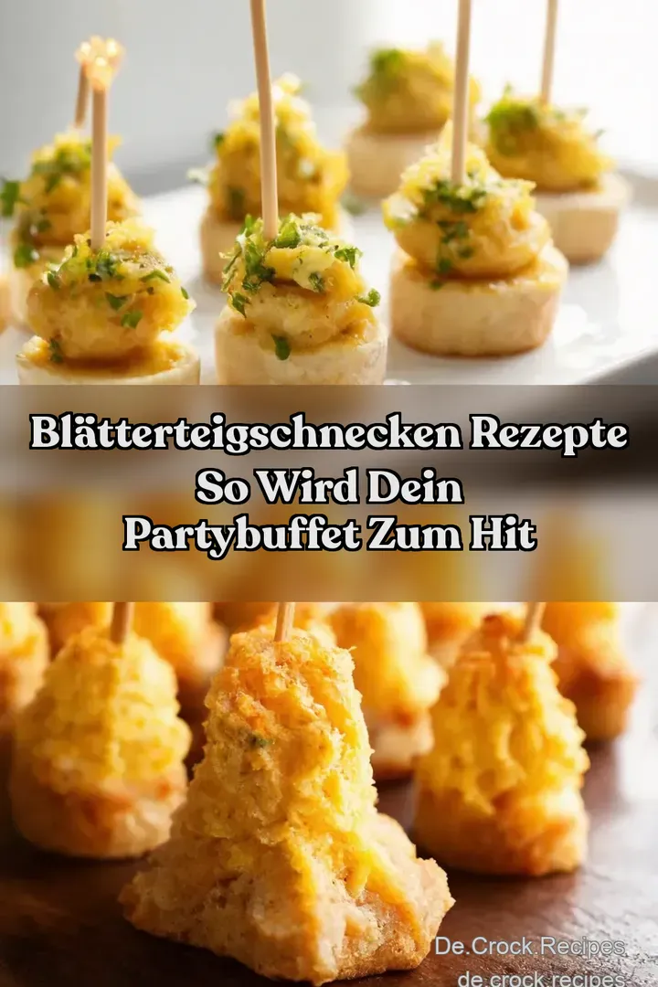 Bl&auml;tterteigschnecken Rezepte So Wird Dein PartyBuffet zum Hit