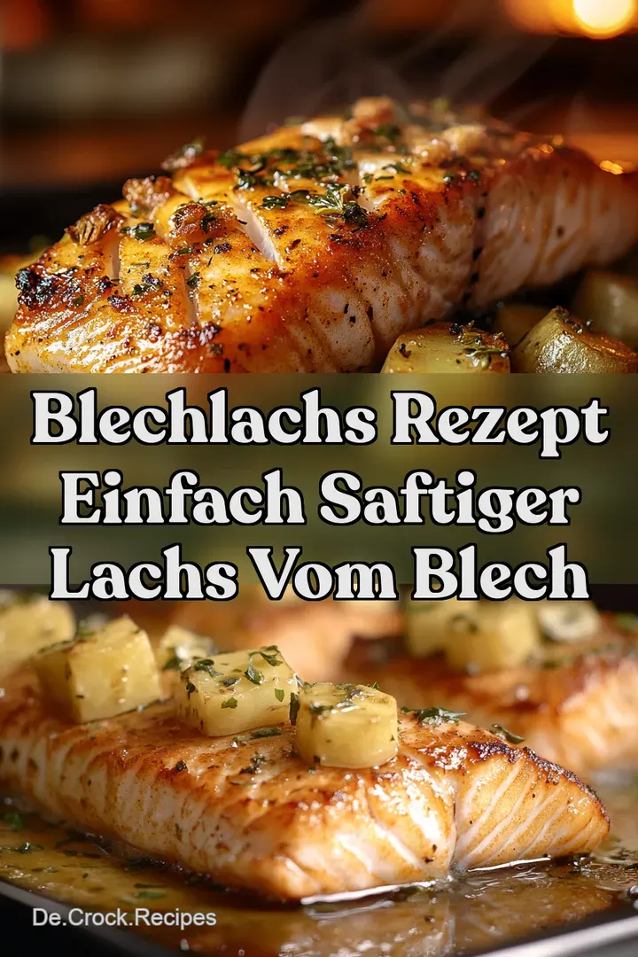 Blechlachs Rezept Einfach Saftiger Lachs vom Blech