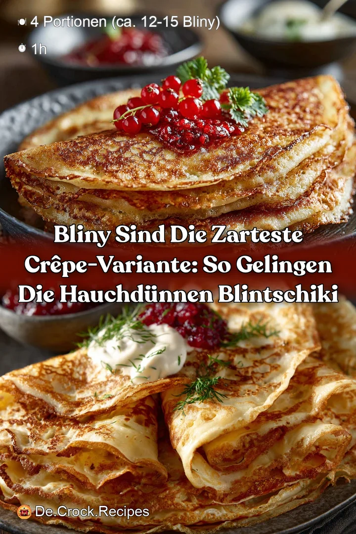 Bliny sind die zarteste Cr&ecirc;pe-Variante: So gelingen die hauchd&uuml;nnen Blintschiki