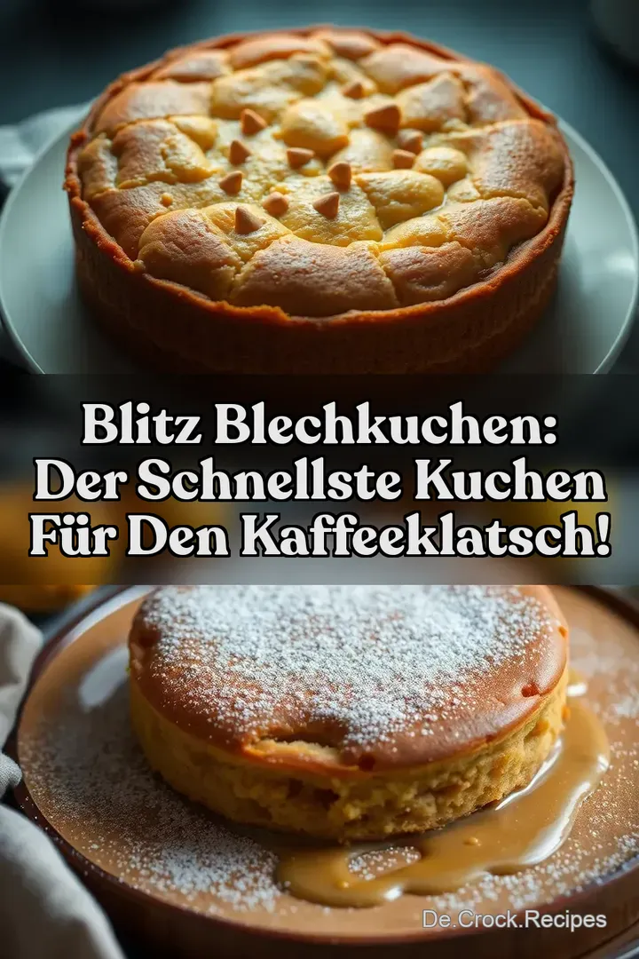 Blitz Blechkuchen: Der Schnellste Kuchen für den Kaffeeklatsch!