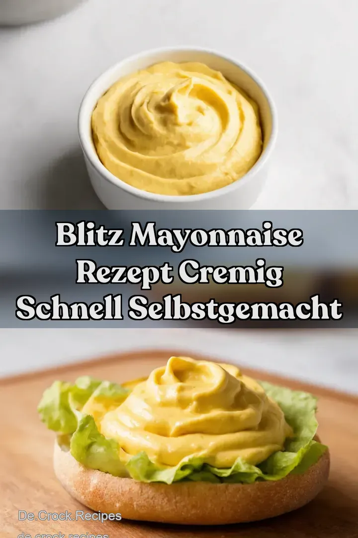 Blitz Mayonnaise Rezept Cremig Schnell Selbstgemacht