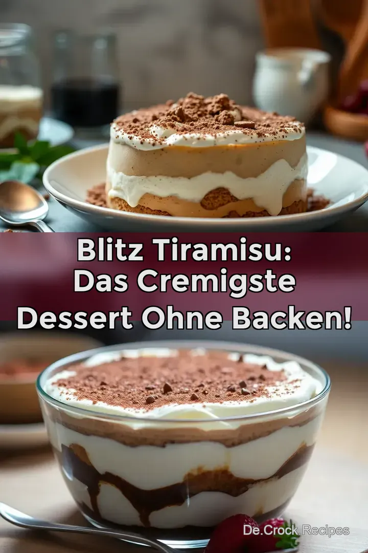 Blitz Tiramisu: Das cremigste Dessert ohne Backen!