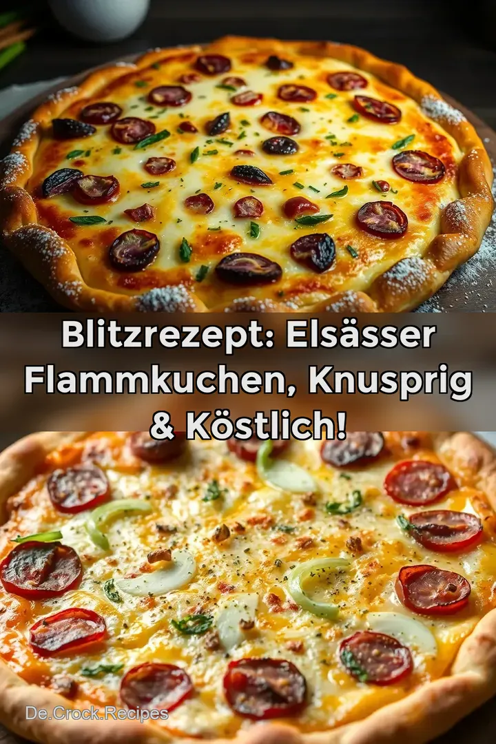 Blitzrezept: Elsässer Flammkuchen Knusprig &amp Köstlich!