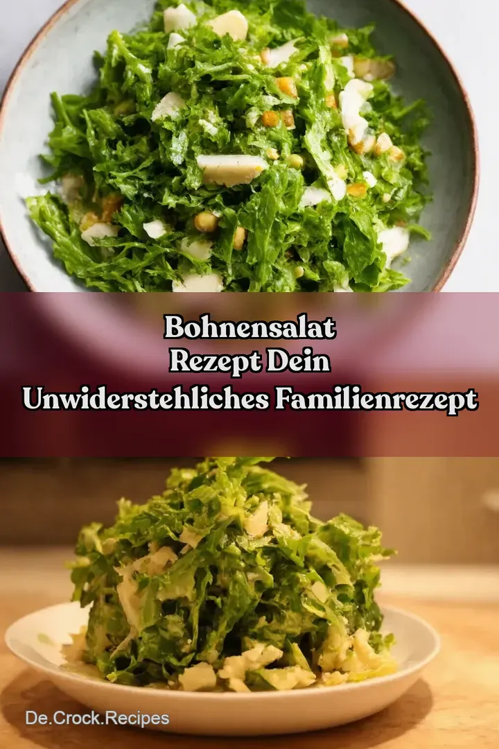 Bohnensalat Rezept Dein unwiderstehliches Familienrezept