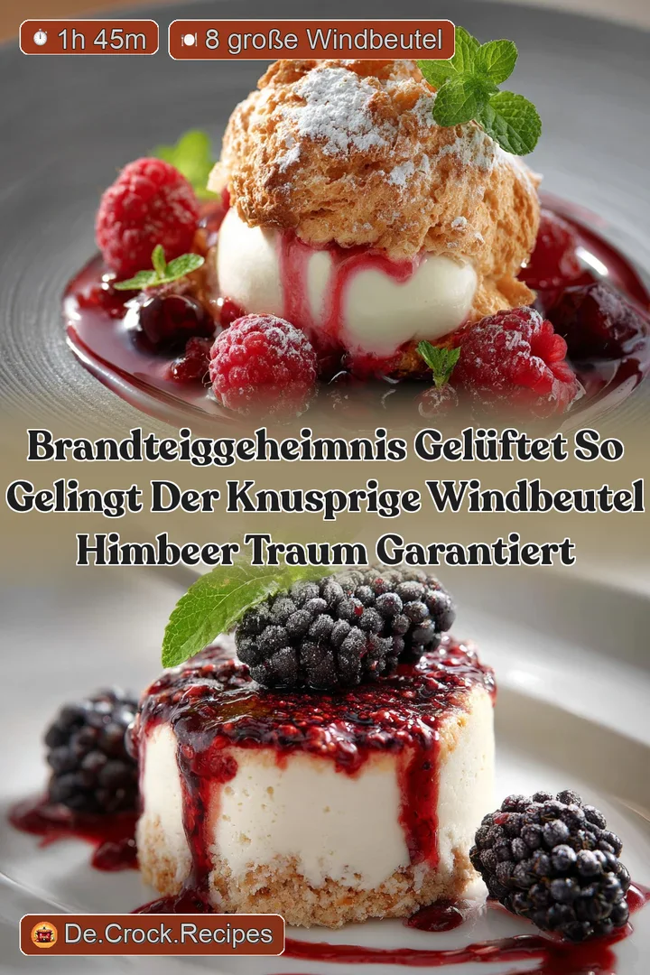 BrandteigGeheimnis gel&uuml;ftet So gelingt der knusprige Windbeutel Himbeer Traum garantiert