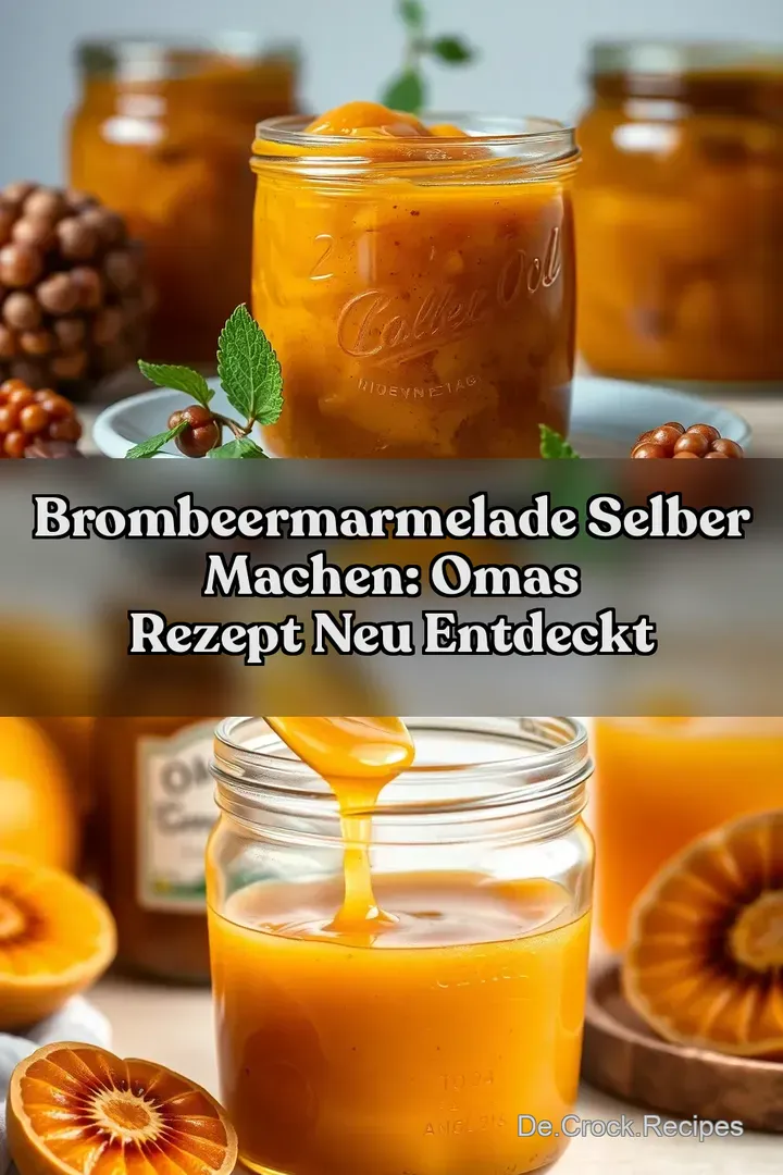 Brombeermarmelade Selber Machen: Omas Rezept Neu Entdeckt