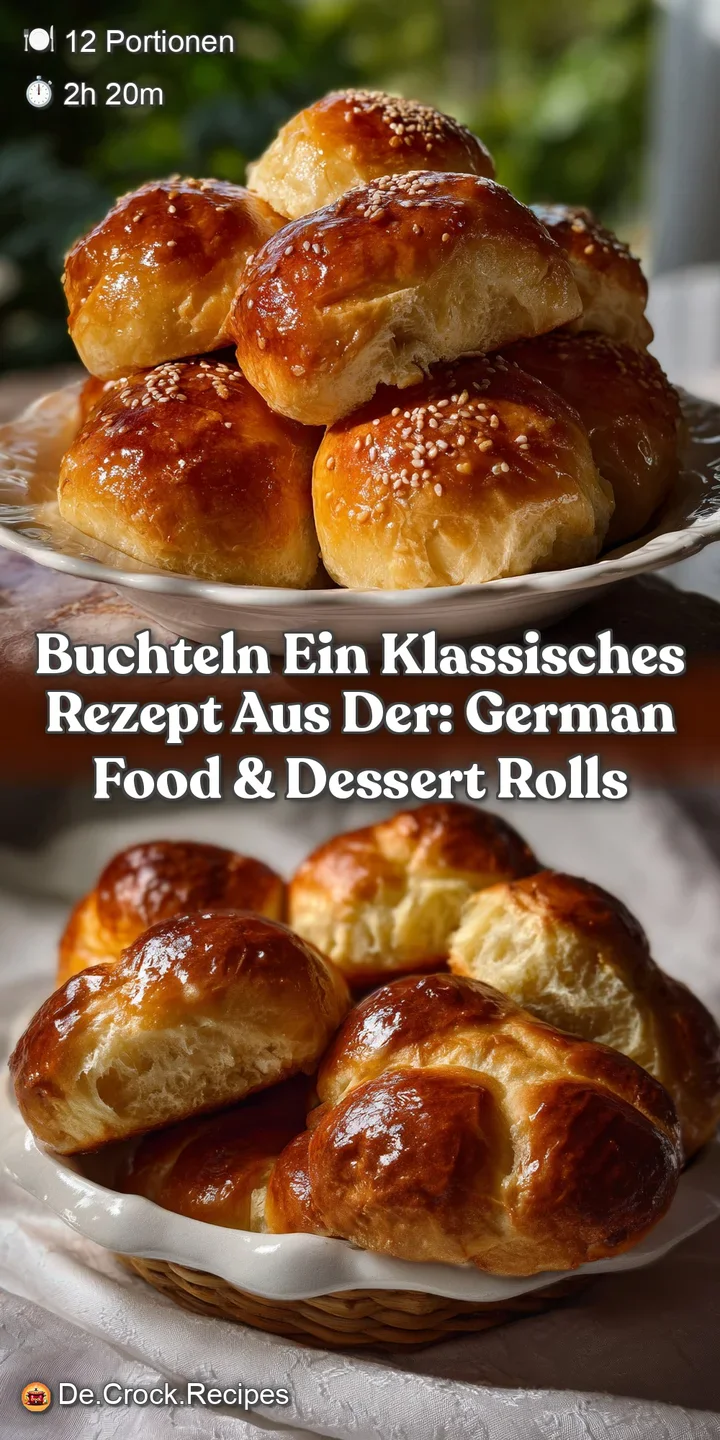 Buchteln Ein Klassisches Rezept Aus Der: German Food & Dessert Rolls