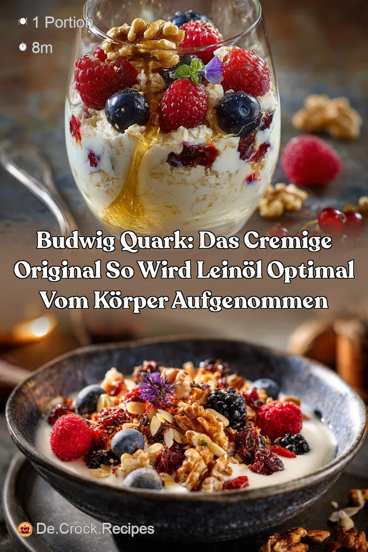 Budwig Quark: Das cremige Original So wird Lein&ouml;l optimal vom K&ouml;rper aufgenommen