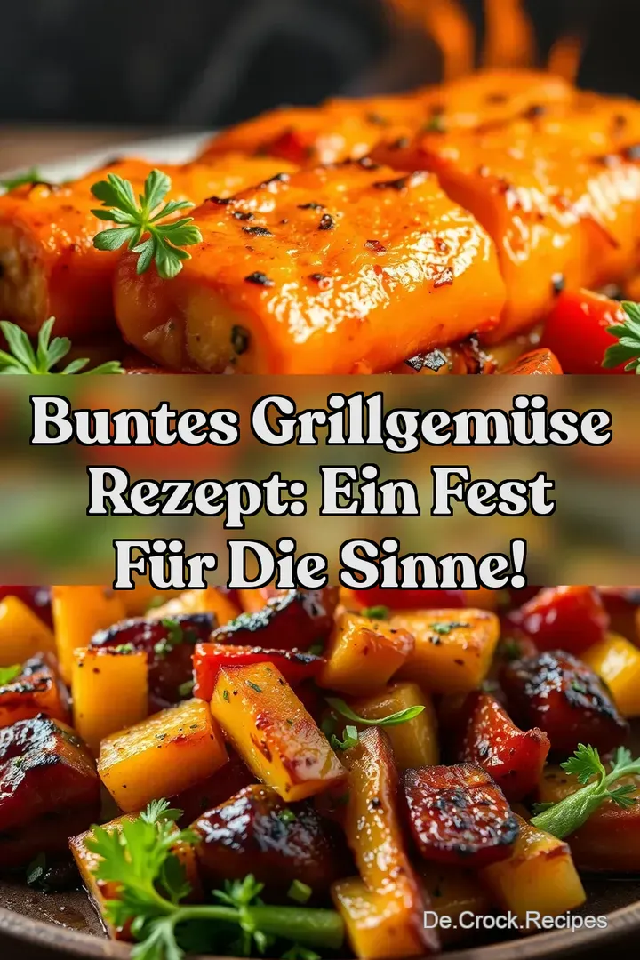 Buntes grillgemüse Rezept: Ein Fest für die Sinne!