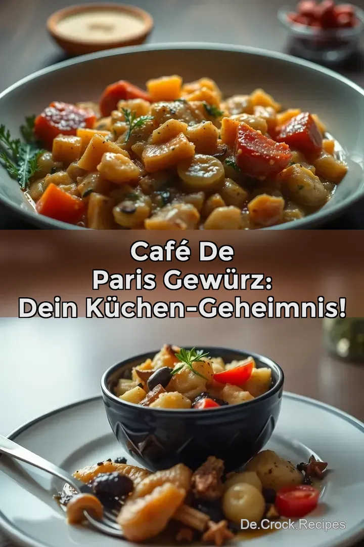 Café de Paris Gewürz: Dein Küchen-Geheimnis!