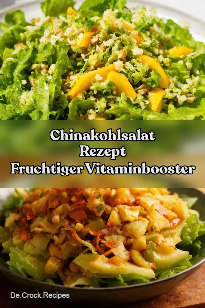 Chinakohlsalat Rezept Fruchtiger VitaminBooster