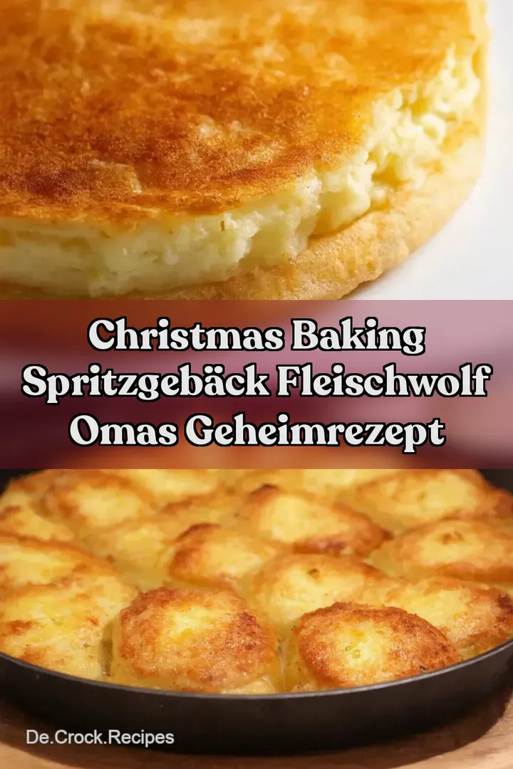 Christmas Baking Spritzgeb&auml;ck Fleischwolf Omas Geheimrezept