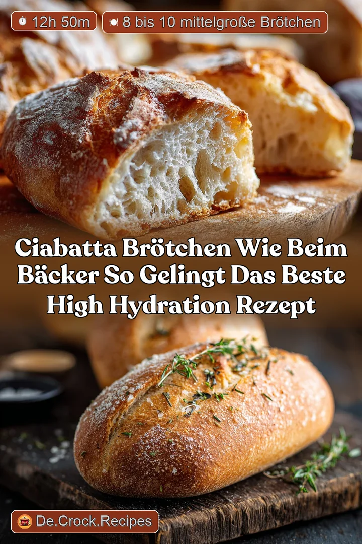 Ciabatta Br&ouml;tchen wie beim B&auml;cker So gelingt das beste High Hydration Rezept