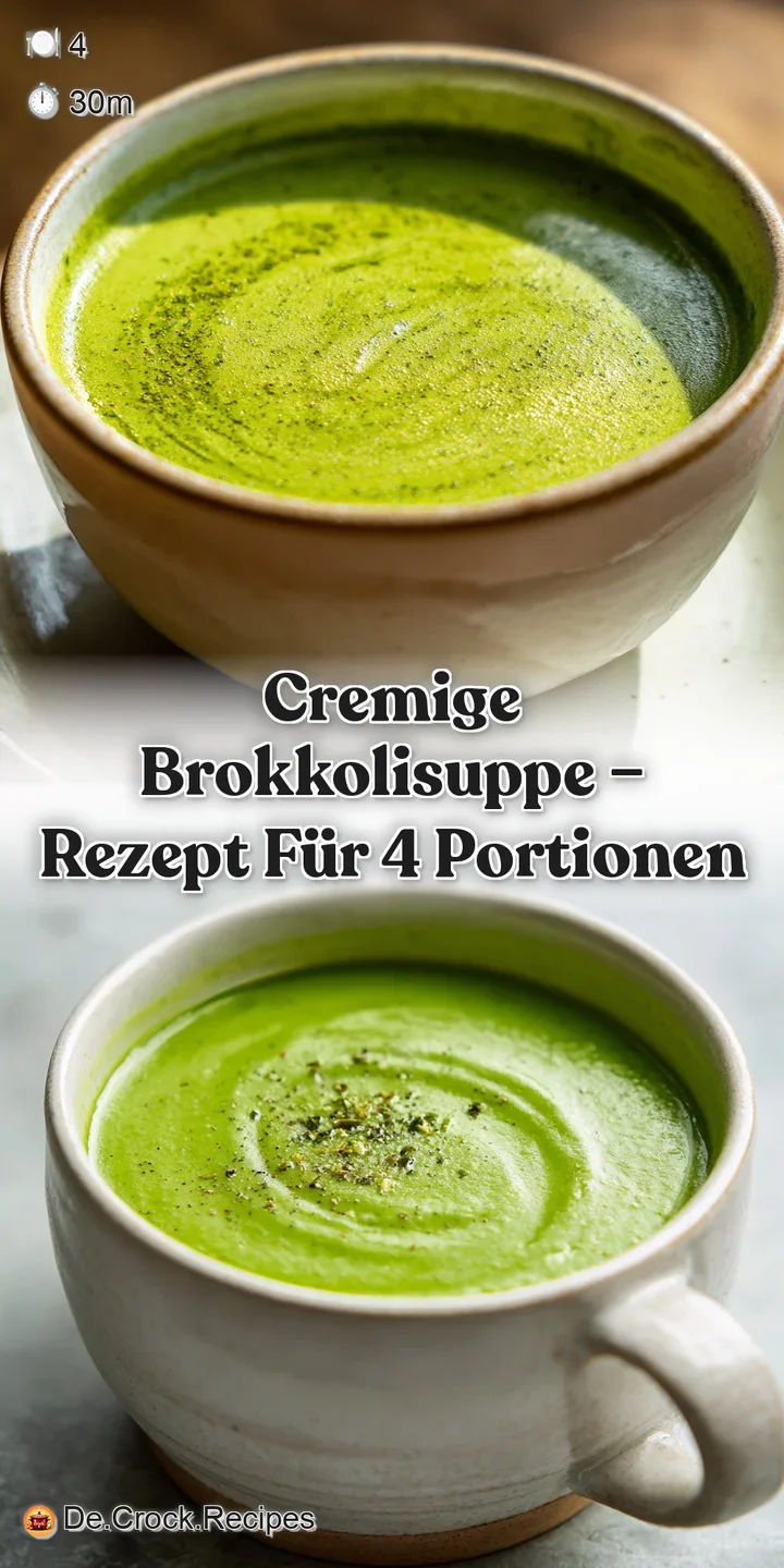 Creamy, bright green broccoli soup close-up. Steam rises, hinting at warmth and a velvety smooth texture.