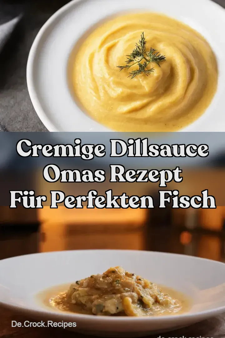 Cremige Dillsauce Omas Rezept F&uuml;r Perfekten Fisch