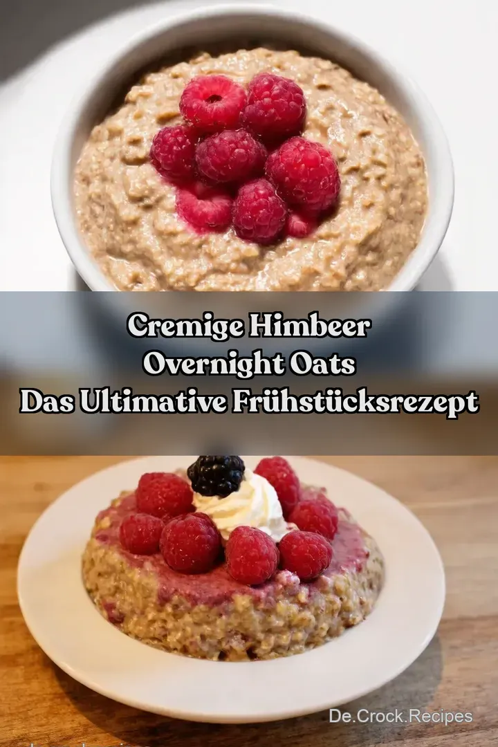 Cremige Himbeer Overnight Oats Das ultimative Fr&uuml;hst&uuml;cksrezept