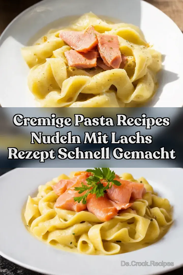 Cremige Pasta Recipes Nudeln mit Lachs Rezept Schnell Gemacht
